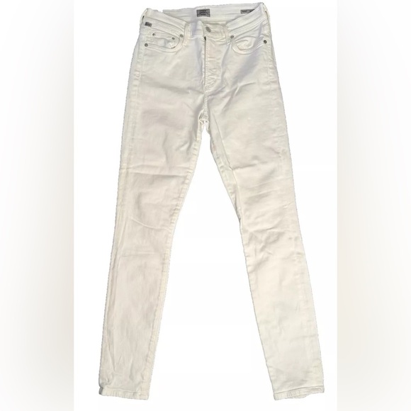Citizens Of Humanity Rocket High Rise Skinny White Jeans 27 Regular - Picture 2 of 13